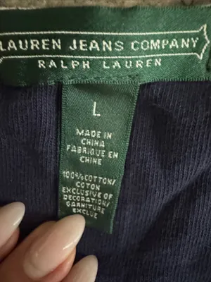 Ralph Lauren Jeans Co.Nautical Sleeveless Casual Flared dress Size Large A3 thumbnail 9