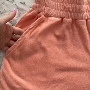 Forever 21 orange athletic cotton paperbag athleisure shorts, size XS loungewear thumbnail 4