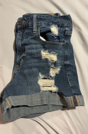 Aeropostale Shorts Denim High-Waisted thumbnail 1