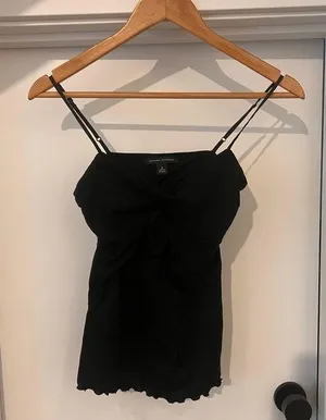 Banana Republic Black Fitted Camisole Top thumbnail 1
