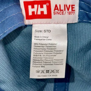 Helly Hansen Corduroy Grapic Strap Back Cap Blue One Size NWT thumbnail 6