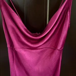 NWT Lioness Walk The Line Midi Dress Magenta Large thumbnail 11