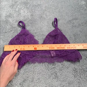 Victoria’s Secret Purple Lace Bralette large thumbnail 8
