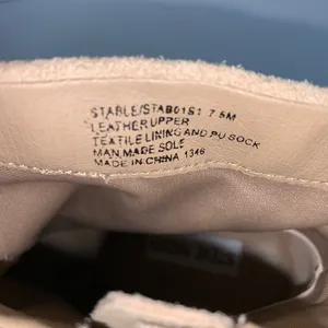 Steve Madden Stable and Sand Suede Booties Block Heel Zip Up Size 7.5M READ thumbnail 11