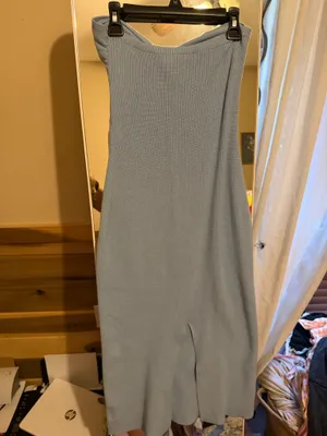 Strapless Dress Blue thumbnail 4