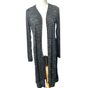 Ambiance long open cardigan Gray Size L thumbnail 8