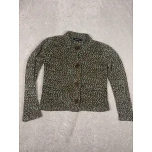 Evan Picone Cardigan Womens‎ Petite Small Buttons Coastal Grandma Chunky Knit thumbnail 3