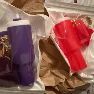 Purple and Red Keychain‎ Pepper Sprays thumbnail 1