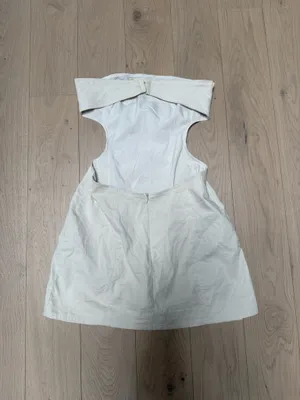 White Fox “Talk Back” Mini Dress Oatmeal thumbnail 4