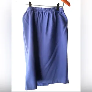 Vintage 80s -90s Chelsea LTD Royal blueblouse skirt set church dress thumbnail 11