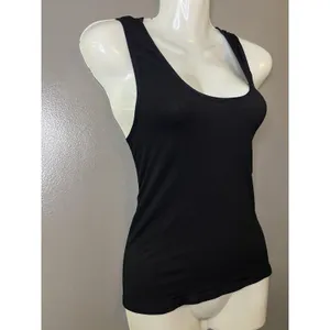 Free People Intimately Camisole Tank Top Womens M/L Black Stretch Scoop Neck thumbnail 3
