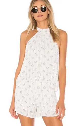 L*SPACE Kelly Native Geo Romper in Ivory size small thumbnail 1