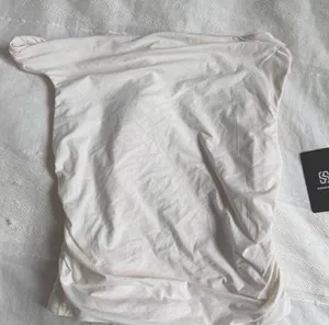 Amazon SUUKSESS Off the shoulder rouched white top thumbnail 1