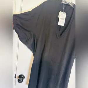 ZARA Dress Join Life Size S Women's‎ Dress Black Short Sleeve / Long Blouse New thumbnail 3