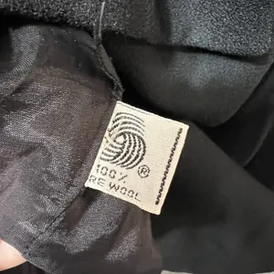 The Irish Secret Vintage Black 100% Pure Wool Double‎ Breasted Blazer Jacket 12 thumbnail 7