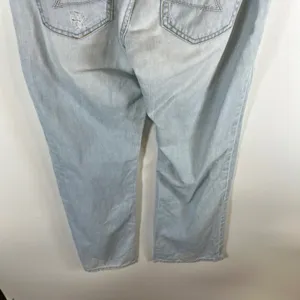 American‎ Eagle Outfitters Womens Jeans Light Wash Distressed Boyfriend Size 8 thumbnail 6