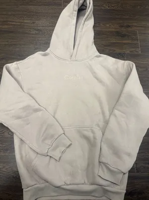 Comfrt Signature Unisex Weighted Hoodie |‎ Stone Brown | Size Small thumbnail 1