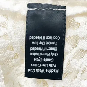 NWT Altar’d State Grace Lace Blouse Small Ivory Sheer Scalloped Romantic Top thumbnail 13