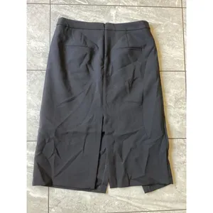 White House Black Market Asymmetric Pencil Skirt Black Size 10 thumbnail 5