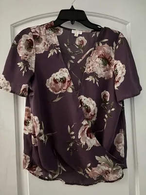 Purple pattern shirt thumbnail 1