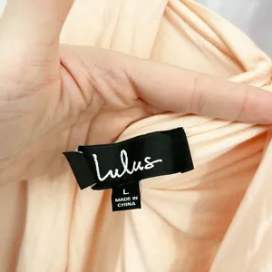 Lulus Tricks of‎ the Trade Blush Pink Convertible Maxi Bridesmaid Dress Size L thumbnail 10