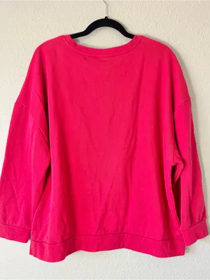 Disney Parks Minnie Mouse Reversible Sequin Crew Neck Sweatshirt Size 3X thumbnail 3