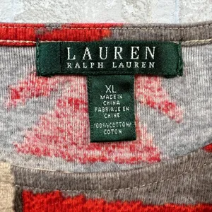 Lauren Ralph Lauren Top Womens XL‎ Southwestern Aztec Navajo Long Sleeve Buttons thumbnail 8