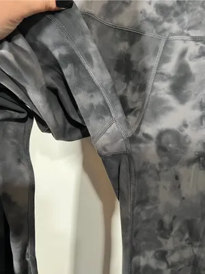 Lululemon Groove Super High Rise Flare Pants Size 6 Diamond Dye Pitch Grey GG thumbnail 7