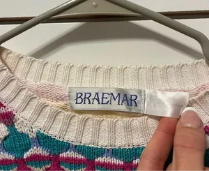 Vintage Pattern Multicolor Sweater thumbnail 5