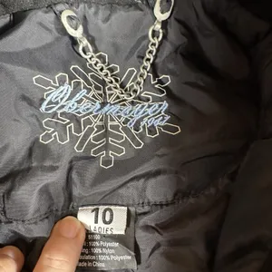Obermeyer Ladies Sz 10 Black Ski Jacket Coat Thermolite Lauren W/‎ Fur Insulated thumbnail 6