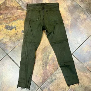 Vervet New Flying Monkey Army Green Distressed Jeans 28 thumbnail 13