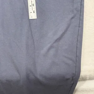 SKIMS Soft Lounge High Neck Dress Slate Blue Gray Ribbed Maxi Medium thumbnail 7