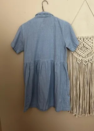 GUU STORE Vintage blue button down dress thumbnail 2