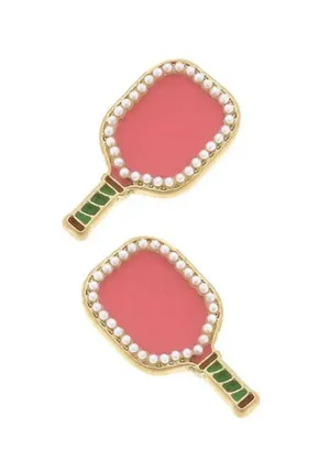 Pickleball | Paddle Stud Earrings, set Pink thumbnail 1
