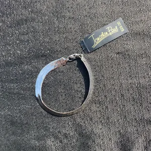 ⚜️ VTG Vintage 1990s NWT Johnathan Paul 7” Silver Plated Herringbone Chain Bracelet $29.00 ⚜️ thumbnail 4