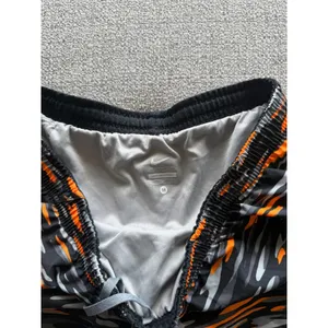 Nike‎ Womens Dri-FIT Running Shorts Orange Black Camo Tiger Stripe Medium thumbnail 3