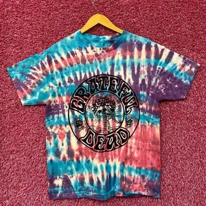 Grateful Dead Big Bertha Cover Art Jam Band Rock Tie Dye M thumbnail 1