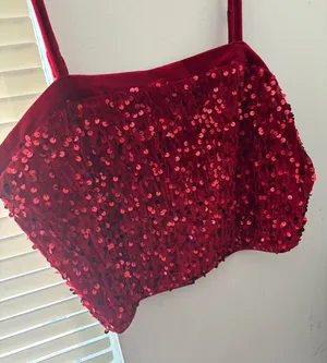 Allegra K Top red thumbnail 1