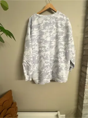 Lululemon Perfectly Oversized Camo Crewneck Sweatshirt thumbnail 3