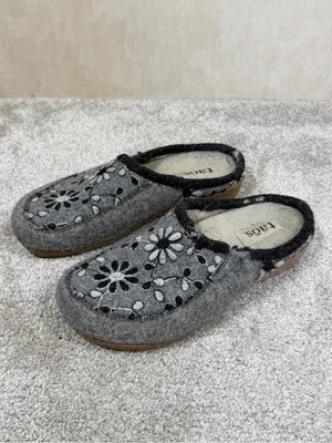 Täos Footwear Women's Woolderness 2 Wool Blend Fur Clogs in Grey 40/US 9 thumbnail 3