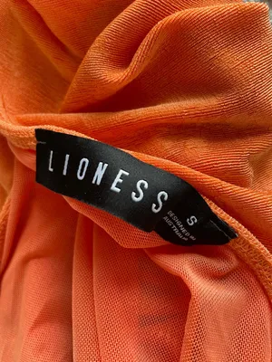 Lioness "The Goddess" Mini Dress In Orange! thumbnail 3
