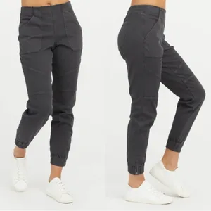 Spanx Stretch Twill Cargo Jogger Size L In Washed Black New With Tag thumbnail 2