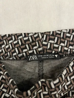 ZARA Patterned Pants Flare thumbnail 3