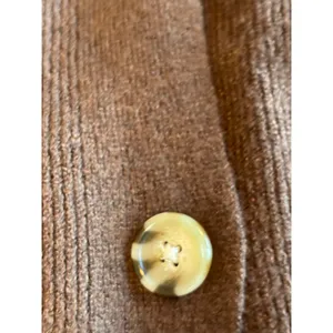 Auden Luxury Collection Brown Ribbed Button Front Cardigan XL NWT thumbnail 4
