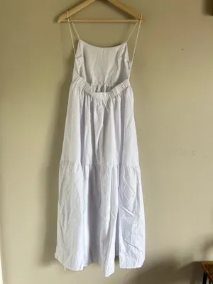 Commense White Summer Dress Backless medium NWT thumbnail 2