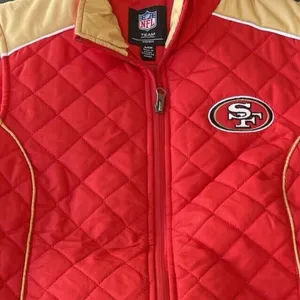 San Francisco 49ers Officially Licensed NFL Vest Womens Sz Small thumbnail 2