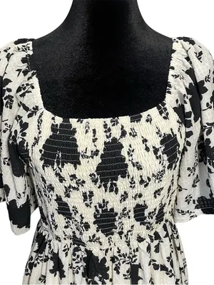 Mittoshop Victoria Flower print midi Dress NWT thumbnail 5