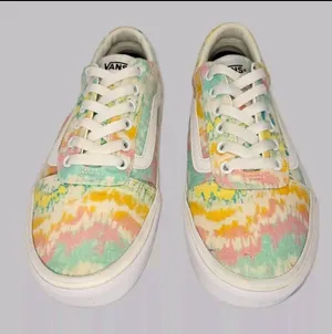 Vans Women 8 Psychedelic Tie Dye Pastel Old Skool Low Shoes Sneakers 500714 thumbnail 3