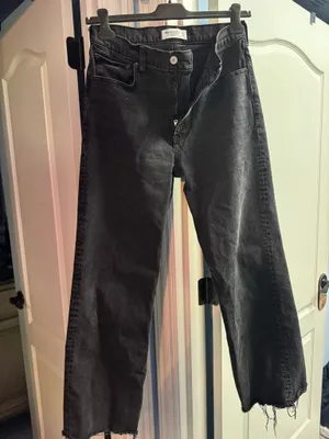 Abercrombie Black Relaxed Jeans High-Rise 90s thumbnail 3