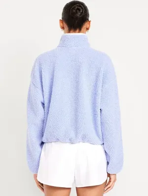 Old Navy sherpa quarter zip thumbnail 2